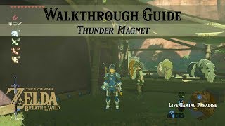 Breath of the Wild  Thunder Magnet  Walkthrough Guide [upl. by Boote]