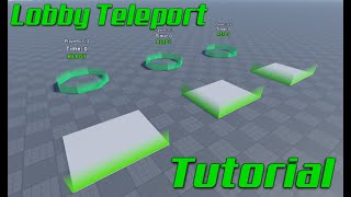 Roblox Scripting  Lobby Player Limit Server Teleporters  Tutorial  Model [upl. by Prud437]