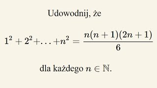 Indukcja matematyczna  przykład 2 [upl. by Desmund723]