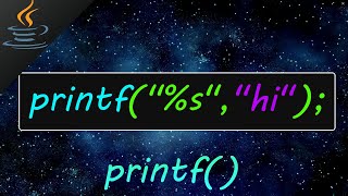 Java printf 🖨️ [upl. by Yspyg]