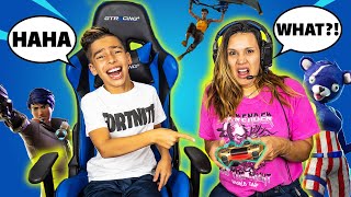 TEACHING My MOM How to Play FORTNITE BAD IDEA  Royalty Gaming [upl. by Boycie]