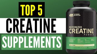 Best Creatine Supplements 2025 Top 5 Creatine Monohydrate Brands [upl. by Amalia]