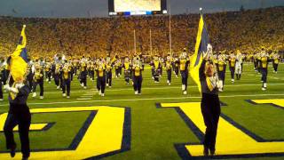 Michigan Marching Band Intro for Notre Dame [upl. by Mainis]