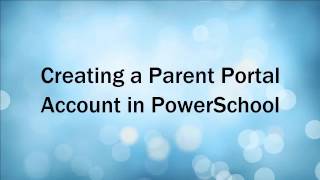 Creating a Parent Portal Account [upl. by Baylor339]