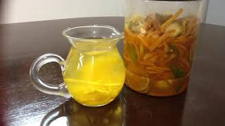 How to make ginger lemon honey tea easy way [upl. by Aryad253]