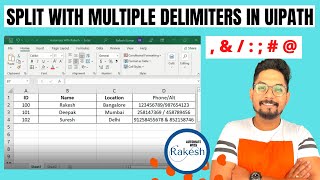 HOWTO Split with Multiple Delimiters in UiPath [upl. by Medardas]