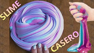 COMO HACER SLIME FACIL 1 INGREDIENTE  SIN BORAX [upl. by Ardnued]