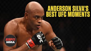 Anderson Silvas best UFC moments  ESPN MMA [upl. by Yrotciv111]