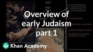 Overview of early Judaism part 1  World History  Khan Academy [upl. by Frederique334]