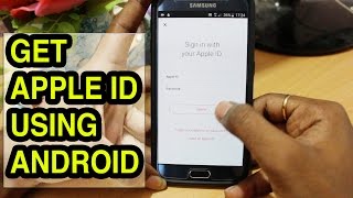 How To create an Apple ID using Android Smartphone [upl. by Latsyek]