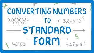 How to Convert Number into Standard Form Part 24 [upl. by Gujral]