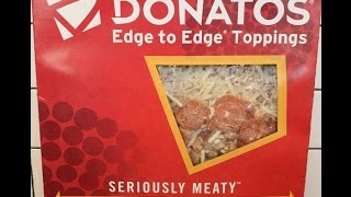 Donatos Seriously Meaty Pizza Review [upl. by Faline]