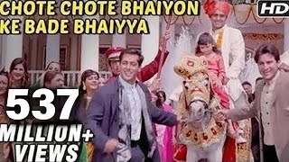 Chhote Chhote Bhaiyon Ke Bade Bhaiyya  Hum Saath Saath Hain  Bollywood Wedding Song [upl. by Darryn451]