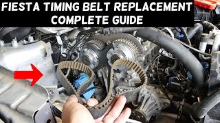 FORD FIESTA TIMING BELT REPLACEMENT MK7 ST [upl. by Cindelyn]