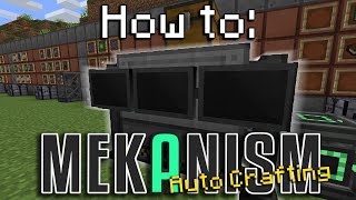 How to Mekanism  Digital Miner amp Auto Crafting Minecraft 1165 [upl. by Ixel218]