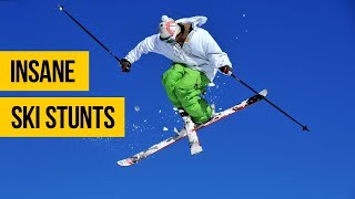 INSANE SKI STUNTS • Extreme skiing freestyle amp freeride compilation [upl. by Melvin898]