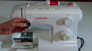 Singer Tradition 2277 3 Threading amp Winding the Bobbin [upl. by Zoa508]