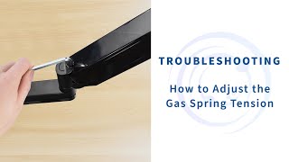 How To Adjust The Gas Spring Tension [upl. by Eirrotal51]