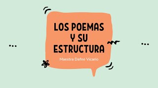 LOS POEMAS Y SU ESTRUCTURA QUINTO GRADO PRIMARIA [upl. by Carrington]