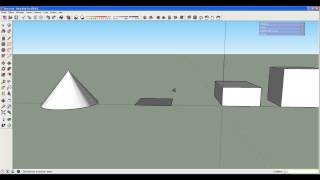 Tuto vidéo  Modéliser des formes géométriques dans Sketchup [upl. by Haidabez]