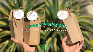 diy packaging idea♡ perfect for small business  ♡ Philippines [upl. by Esilehs488]