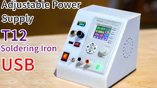 DIY DC Regulated Power Supply with T12 soldering station [upl. by Segal]