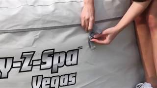 How To Setup Your LayZSpa Vegas  Saint Tropez  Riviera [upl. by Noyek649]