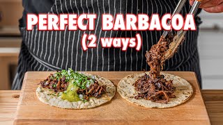 Perfect Homemade Barbacoa Tacos 2 Ways [upl. by Anoyek]