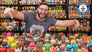 Largest Collection of Funko Pops  Guinness World Records [upl. by Jeana]