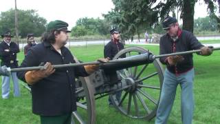 How To Load and Fire Civil War Cannon [upl. by Garcia]