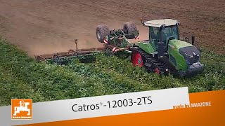 Anhängescheibenegge Catros 120032TS Zwischenfrucht an einem Fendt MT  AMAZONE [upl. by Drofniw912]