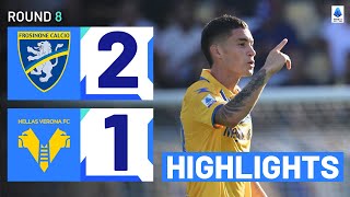 FrosinoneVerona 21  Crucial win for Frosinone  Goals amp Highlights  Serie A 202324 [upl. by Woolson606]