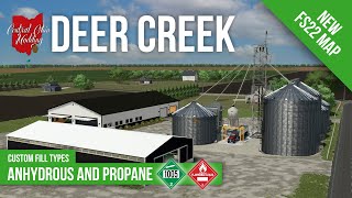 Deer Creek Map Tour  Big Machinery and Bigger Fields  Farming Simulator 22 [upl. by Kutchins5]