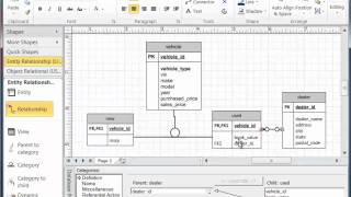 Visio Subtype Supertype Modeling [upl. by Flodnar]