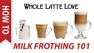 Milk Frothing for Beginners [upl. by Basir]