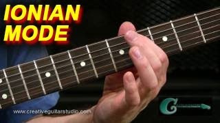 Guitar Lesson The Major Scale  Ionian Mode [upl. by Ilysa869]