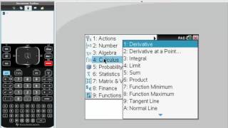 Calculating Integrals TInSpire CX CAS [upl. by Oirasor93]