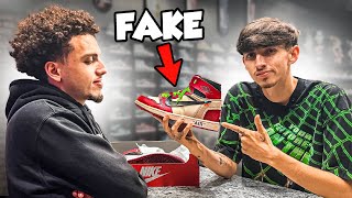 Selling FAKE Shoes To Sneaker Stores [upl. by Ulrica]