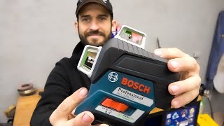 DÉCOUVERTE Niveau LASER VERT BOSCH GLL 380 CG VLOG 2 [upl. by Norabel745]