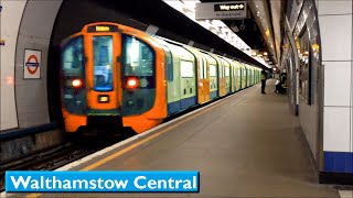 Walthamstow Central  Victoria line  London Underground  2009 Tube Stock [upl. by Miarhpe]