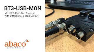 Simplify MILSTD1553 troubleshooting with the BT3USBMON [upl. by Sauer]