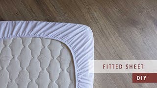 how to sew a fitted sheet  bedding set ep 3 [upl. by Paula]