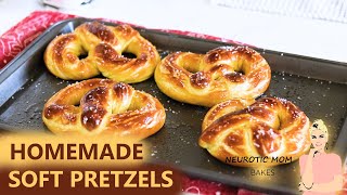 How to Make Homemade Soft Pretzels  Perfect Recipe [upl. by Mehetabel]