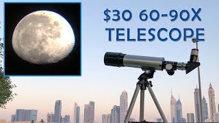 Cheapest 90X Telescope Phoenix F36050 Review  Samples [upl. by Nyla]