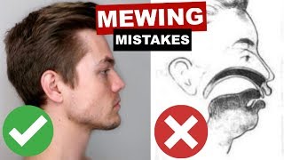 MEWING MISTAKES  Why Youre Not Seeing Jawline Improvements [upl. by Emoryt]