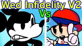 Friday Night Funkin VS Mickey Mouse  Wednesdays Infidelity Part 2 FULL Week  Cutscenes FNF Mod [upl. by Pepin]