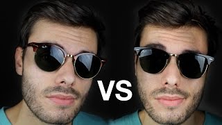 Ray Ban Clubmaster vs Clubround [upl. by Daven]