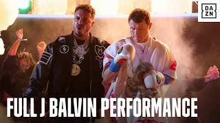 J Balvins Full Performance At Canelo vs Yildirim [upl. by Idnem804]