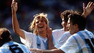 Gol de Caniggia a Brasil  Italia 90  Argentina 1 Brasil 0 HD  AFA FTI [upl. by Cilegna28]