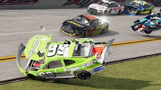 NASCAR Rollover Crashes 6  BeamNG Drive [upl. by Jan]